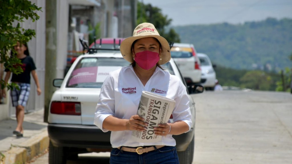 Raquel Bonilla recorre Poza&nbsp;Rica
