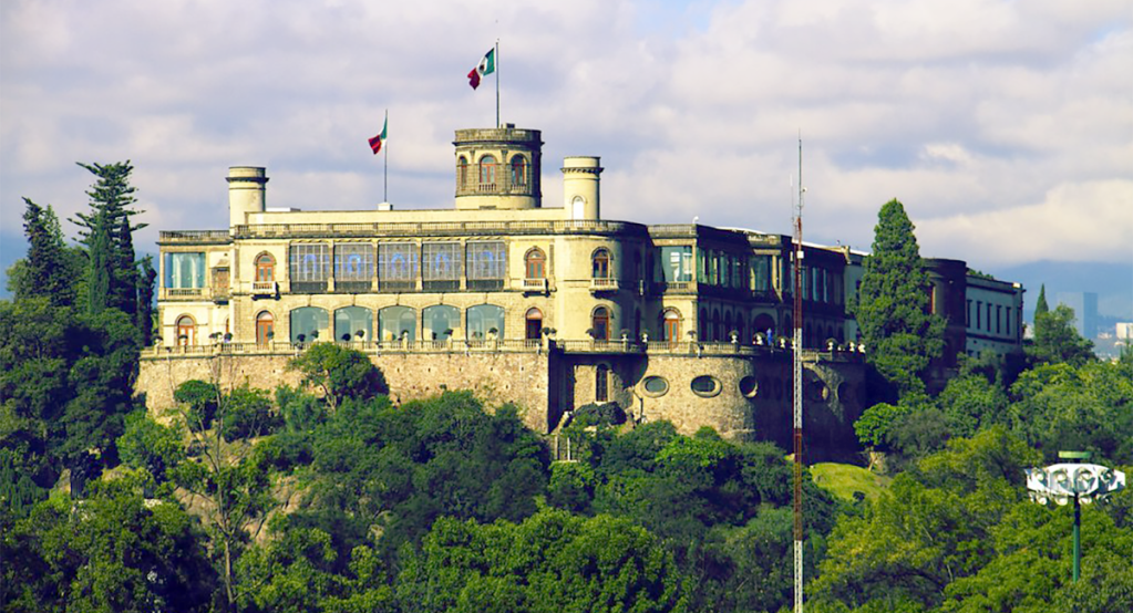 Vista panorámica del Castillo de Chapultepec