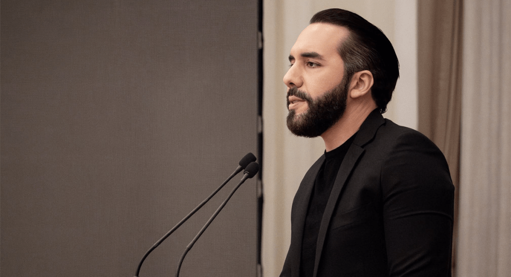 Presidente de El Salvador Nayib Bukele