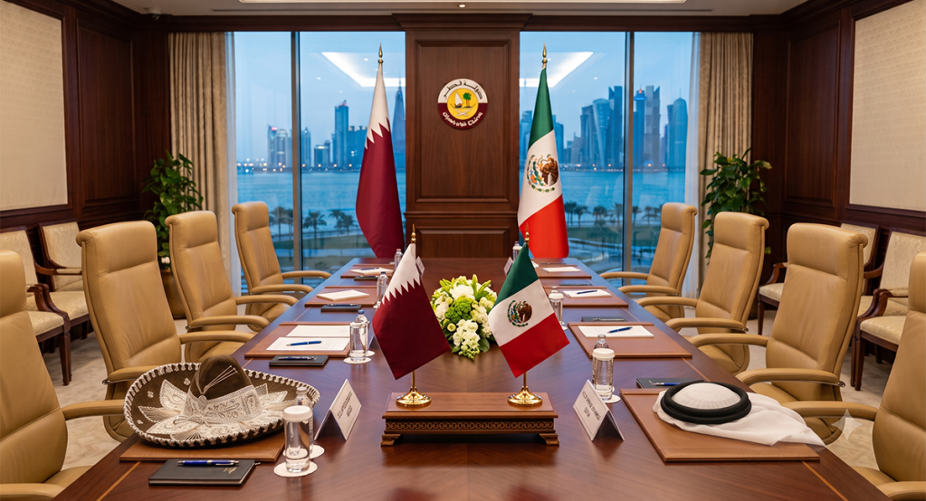 mesa de negociaciones de mexico y qatar