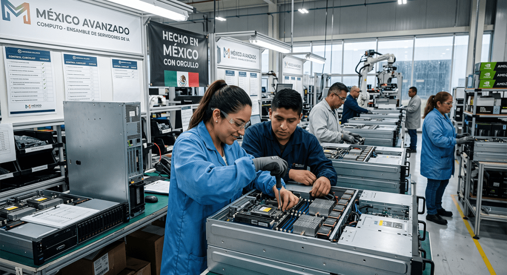 Fabrica de manufactura y ensamblaje de servidores de alto rendimiento